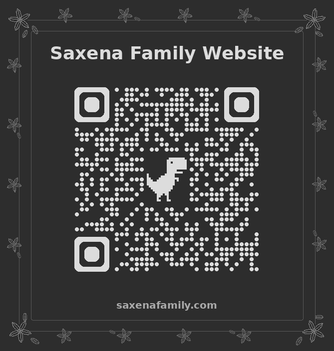 QR code for saxenafamily.com
